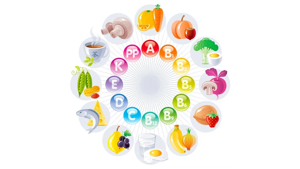 Vitaminas e minerais do corpo humano